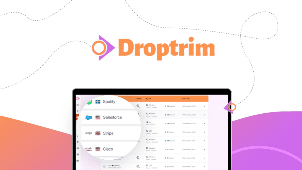 Droptrim Website Visitor Analytics Tool