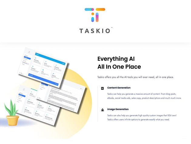 Taskio Ultimate AI Productivity Tool Lifetime Deal AI