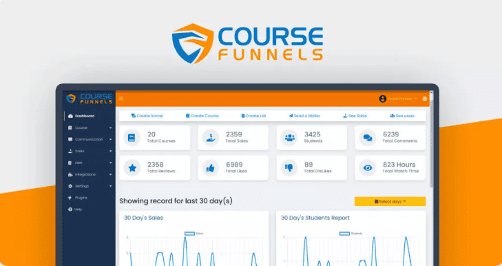 CourseFunnels Course Builder Unlimited Courses Lifetime Deal 1