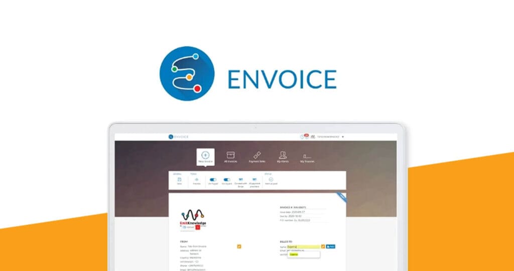 Envoice Secure Online Invoicing Software Lifetime Deal 1