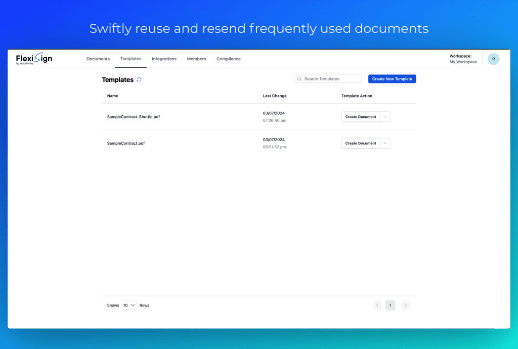 FlexiSign dashboard templates