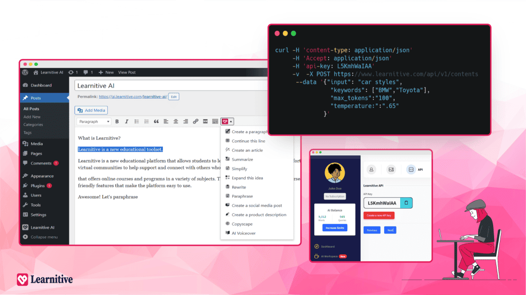 Learnitive AI WordPress Plugin