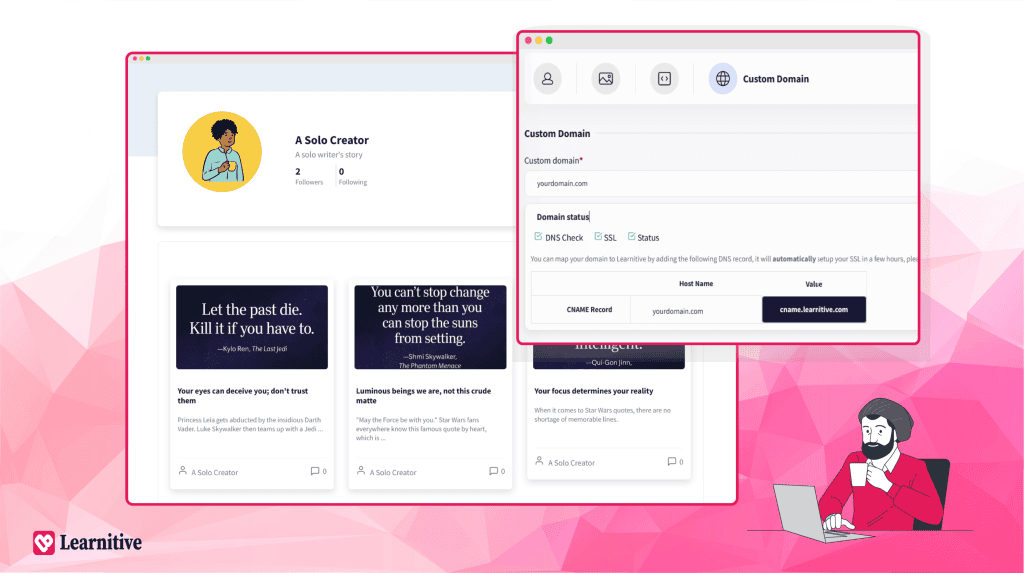 Learnitive Custom Domain