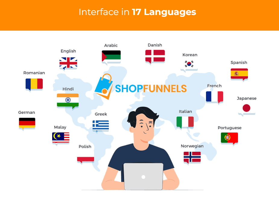 ShopFunnels Languages