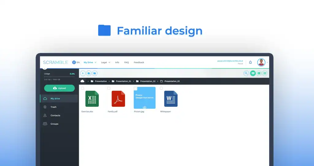 Scramble Cloud Familiar Design