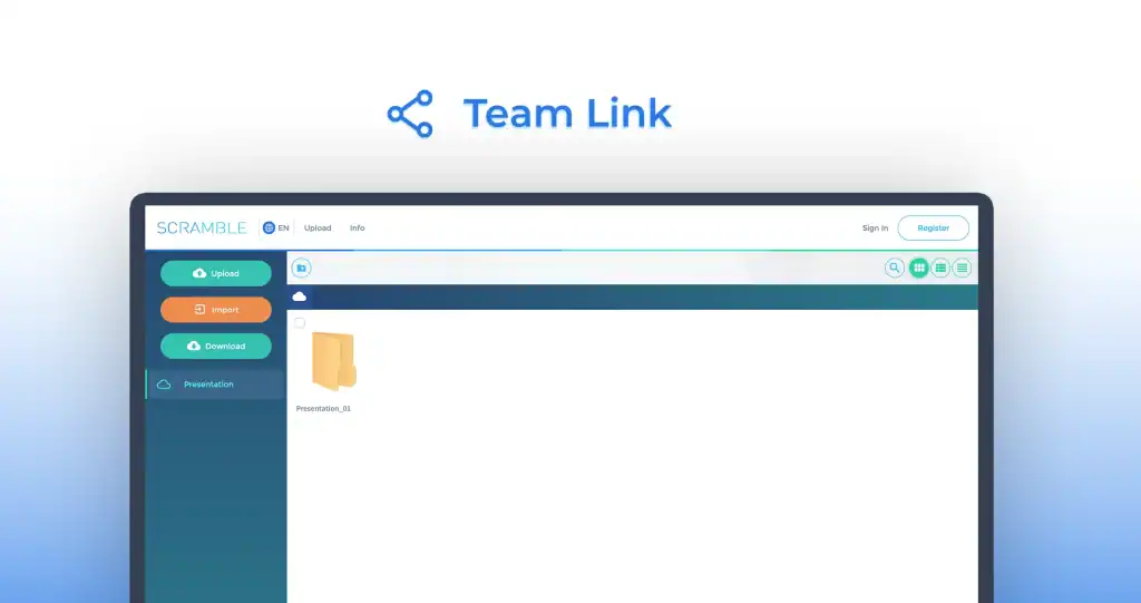 Scramble Cloud Team Link