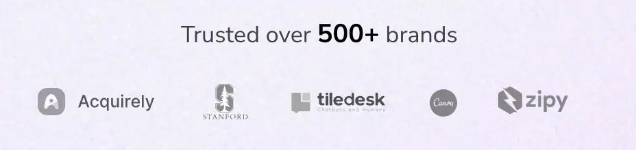 Swatle trusted by 500 brands