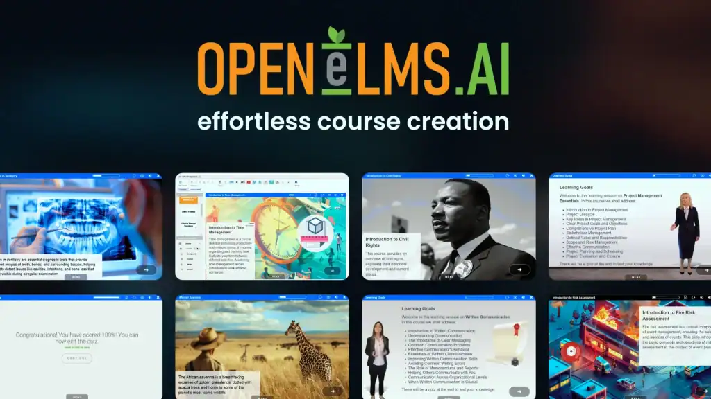 Transform the Way You Create Learning Content with Open eLMS AI