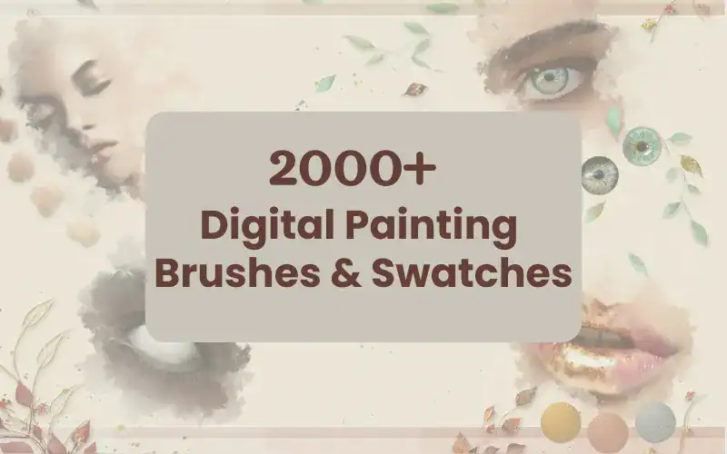2000+ Digital Painting Brushes and Swatches