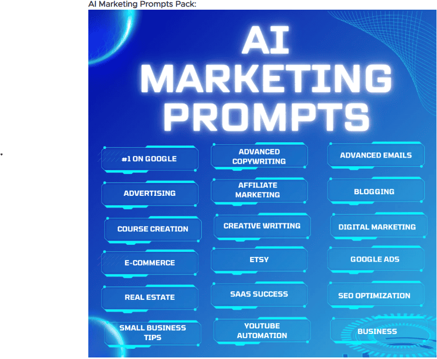 AI Prompts Library & Editable Video Templates 7