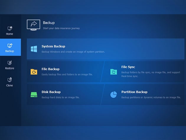 AOMEI Backupper All in One Backup Software Professional Edition Lifetime Deal 4