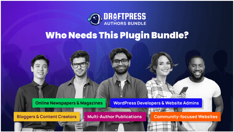 DraftPress Authors Bundle 5 WordPress Plugins Lifetime Deal 14