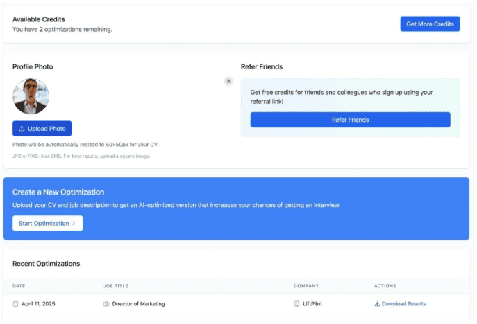 MyCVBot – ATS Resume Optimizer 2