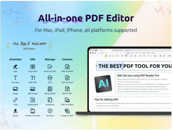 PDF Reader Pro Permanent – AI PDF Software 10