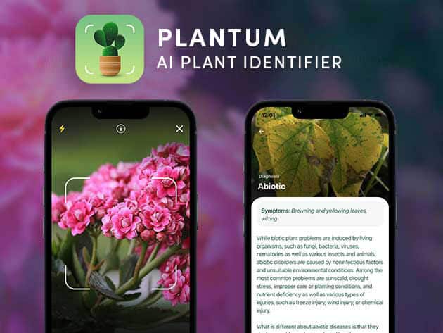 Plantum AI Plant Identifier Premium Plan For iOS Only Lifetime Deal 1