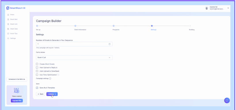 SmartReach AI Tool for Building Precision B2B Lead Lists Lifetime Deal 6