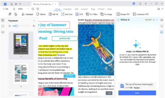 Tenorshare PDNob – PDF Editor Software 2