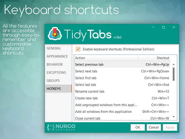 TidyTabs Windows Manager Streamline Your Workflow Lifetime Deal 3