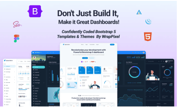 WrapPixel Admin Dashboard Templates UI Kits Popular Frameworks Lifetime Deal 6