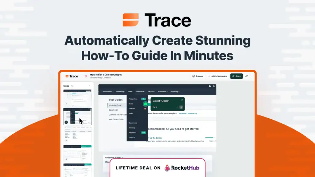 Trace Create Guides and Documentation Fast Software