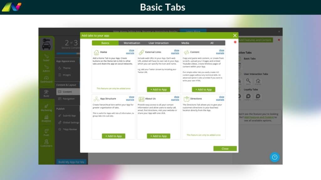 Basic Tabs