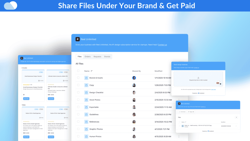 Cloudbrand White Label Cloud Storage Brand Management for Agencies Image 1