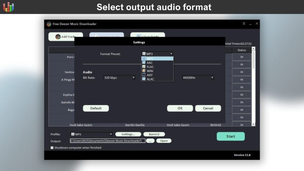 Deezer Music Downloader Pro Dashboard Image 2