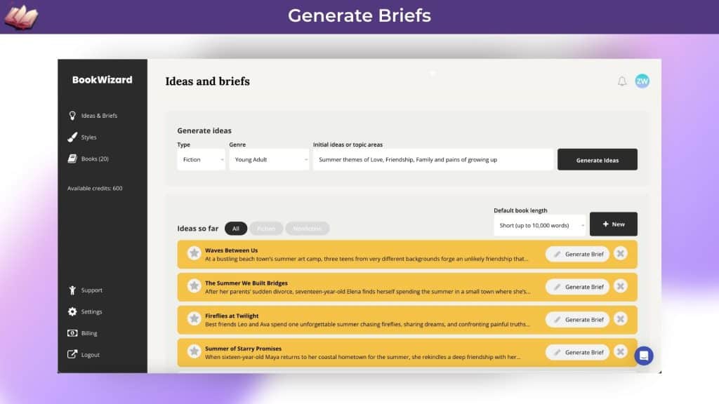 Generate Brief