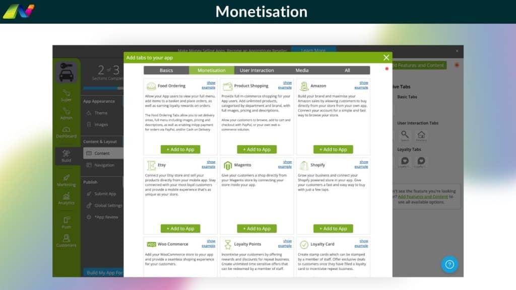 Monetisation
