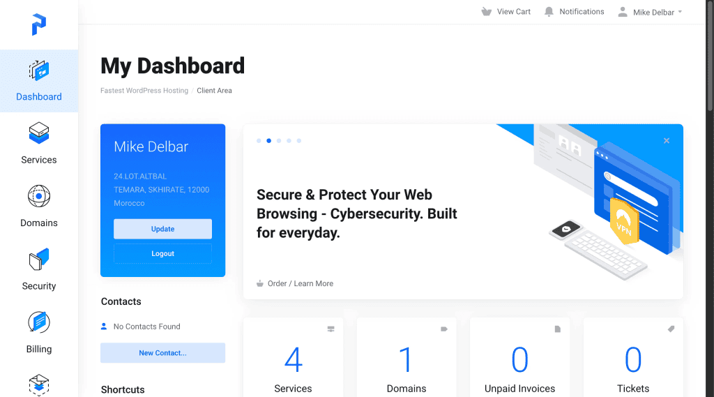 PawnHoster Dashboard UI