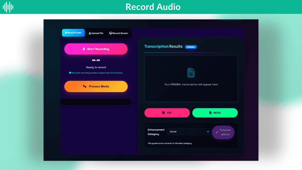 Record Audio