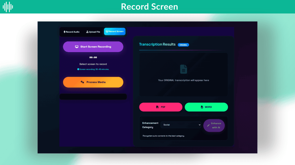 Record Screen