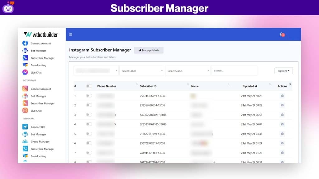 Subscriber Manager 1