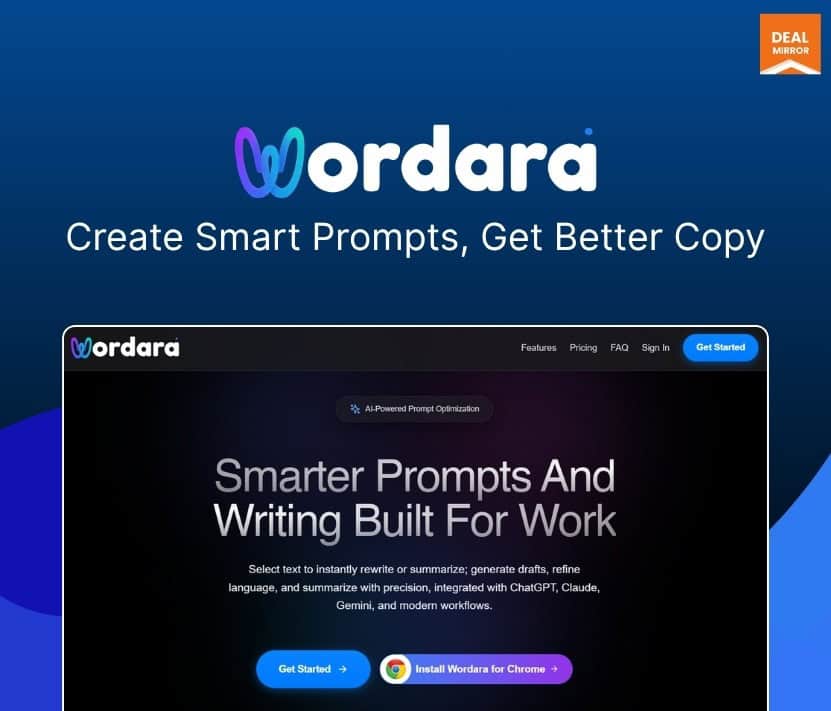 Wordara AI Prompt Tool for Smarter Content Faster Writing