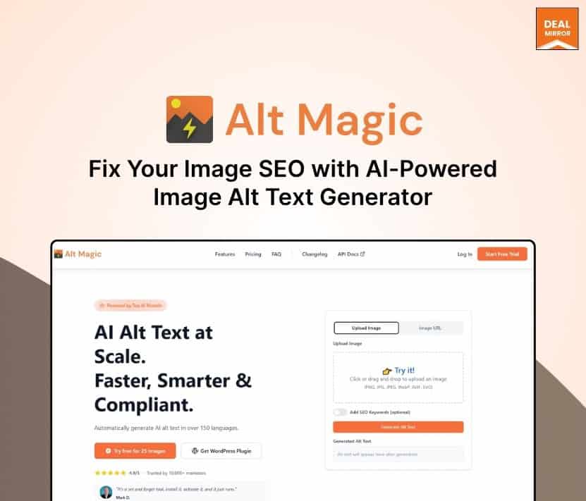 AltMagic AI Powered Alt Text Generator to Boost Your Image SEO 1