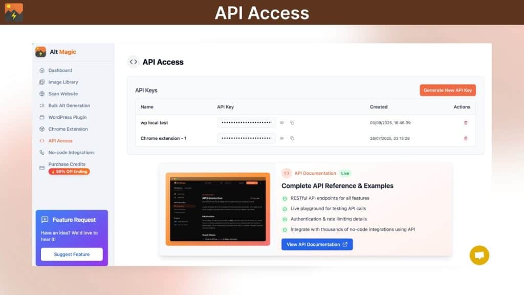 AltMagic API Access