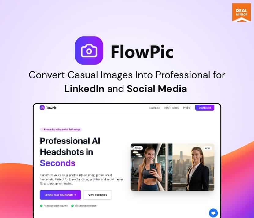FlowPic Create Professional Images With an AI Headshot Generator