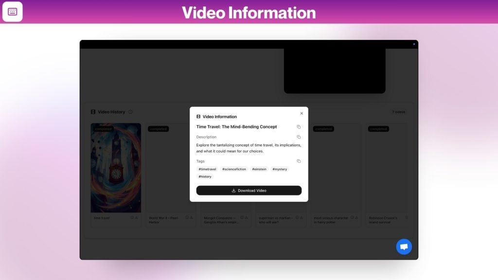 FlowVid Video Information