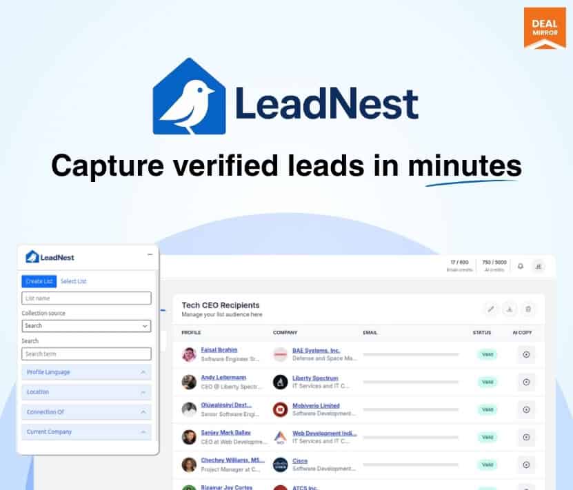LeadNest Smarter LinkedIn Lead Generation Made Simple