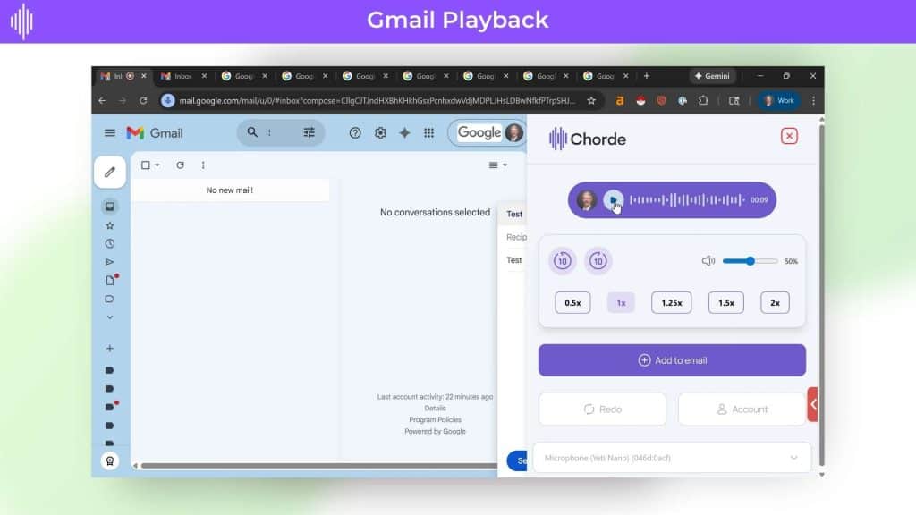 Chorde Gmail Playbook