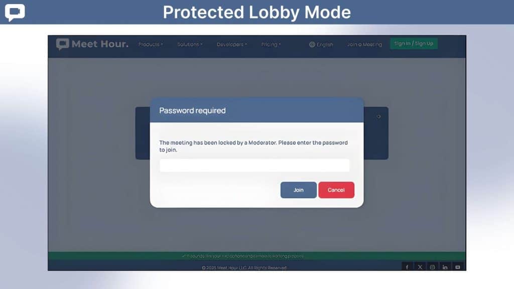 Meet Hour Protected Lobby Mode