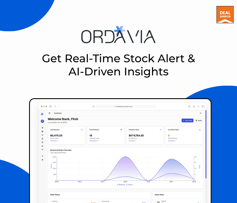Ordavia Your All in One Inventory Order Management Solution