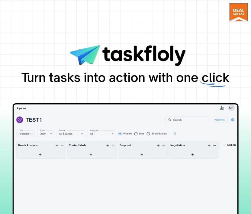 Taskfloly Track Tasks Automate Actions Close Deals Faster