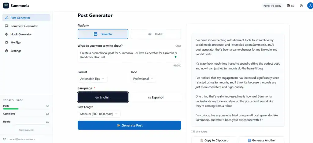 AI Post Generator 1024x469