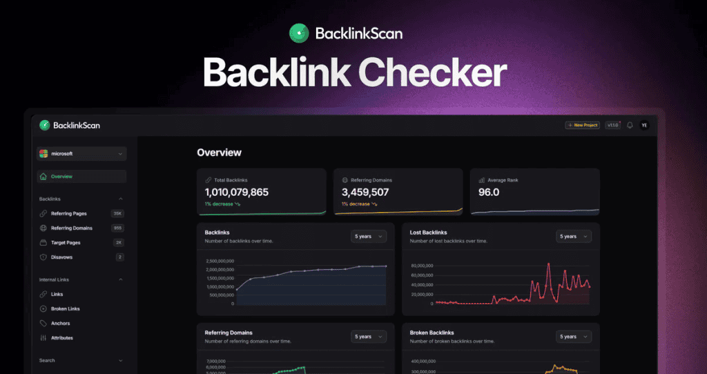 BacklinkScan AI Powered Backlink Checker Lifetime Deal
