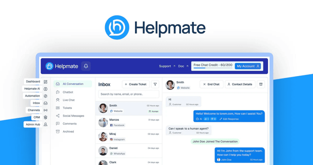 Helpmate WordPress Automation & Al Angine WP Plugin Lifetime Deal