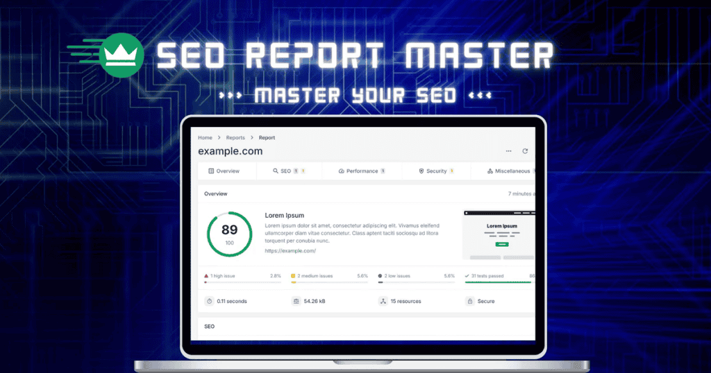 SeoReportMaster SEO Audits and Reporting Tool Lifetime Deal
