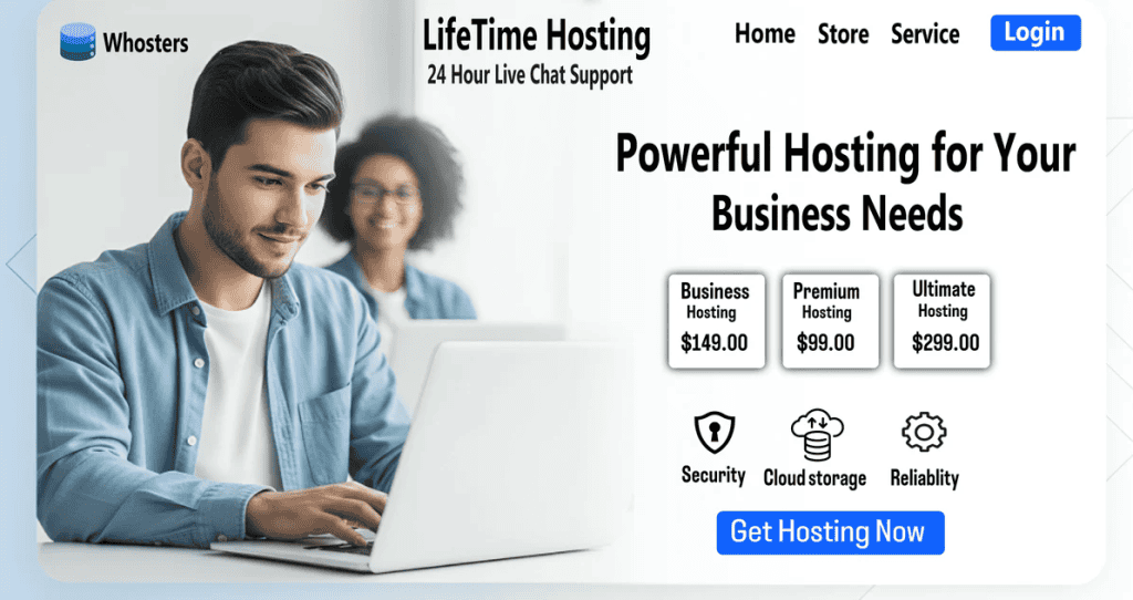 Whosters Lightning Fast Website Hosting Service Lifetime Deal