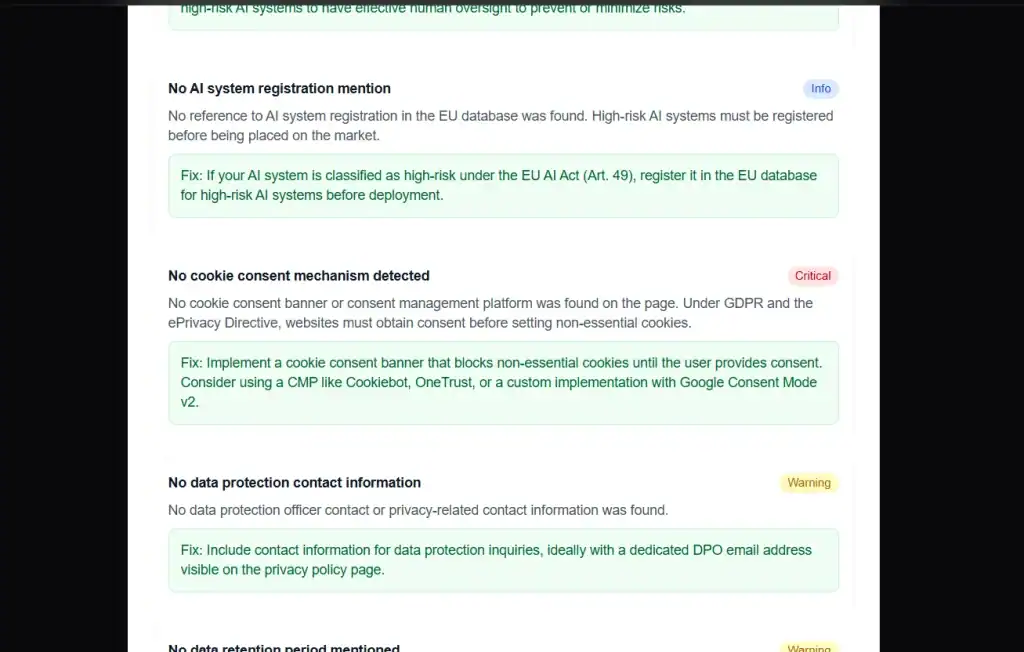 Audit GDPR Data Protection