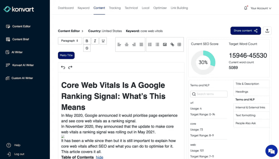 Konvart All in One SEO Software Lifetime Deal (4)